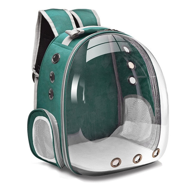Breathable Bubble Pet Backpack-  Carrier Space Capsule Cage for Cats & Puppies