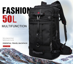 50L Waterproof Travel Backpack